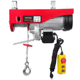 VEVOR Electric Hoist, 1320 lbs Lifting Capacity, 1150W 110V Electric Steel Wire Winch with 14ft Wired Remote Control