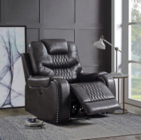 ACME Braylon Recliner (Motion), Magnetite PU 55412