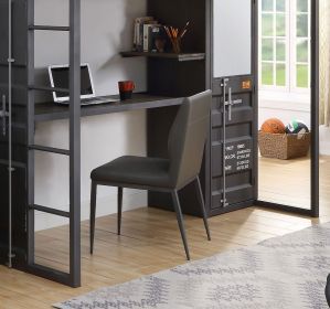 ACME Cargo Chair, Gunmetal Finish 37959