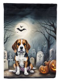 Beagle Spooky Halloween Garden Flag Mailbox Flag Decorative Yard Flag Banner Outside Patio Artwork Yard Flower Beds, Garden Size, Multicolor